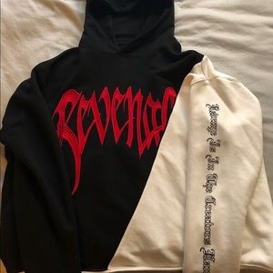 Revenge Split Embroidered Hoodie